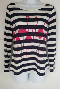 Crown & Ivy Damen Top gestreift mit Flamingos Gr. PL (DI) M07 - Bild 1 von 9