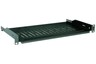 Cantilever Server Shelf Vented Black Shelves Rack Mount 19" 1U 12"(300mm) Deep