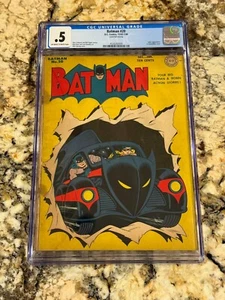 Batman #20 1943 DC Comics CGC 0.5 1st Batmobile Cover Dick Sprang Bob Kane Book - Picture 1 of 3