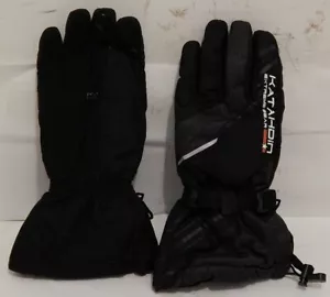 Snowmobile Gloves Katahdin Gunner Gloves Black Textile Waterproof Large new - Picture 1 of 1