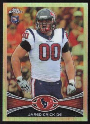 2012 Topps Chrome Jared Crick #11 Houston Texans - Image 1 of 2