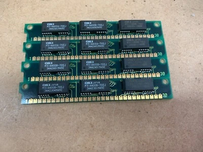 4x 1MB SIMM 30 Pin M514400A-70SJ 70ns - Bild 1 von 4