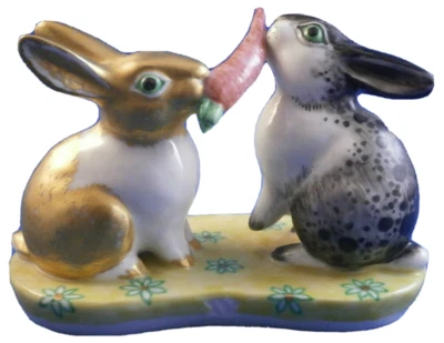 Nymphenburg Porcelain Terletzki Scherf Bunny Figure Figurine Porzellan Figur - Image 1 of 4