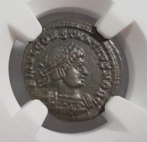 Constantius II Roman Empire BI Nummus AE3/4 NGC XF Ancient Epfig Hoard Pedigree - Picture 1 of 8