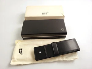 MONTBLANC PORTA PENNA NERO IN PELLE SIENA 14311 - NUOVO ORIGINALE - PORTAPENNE - Bild 1 von 6