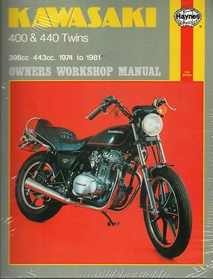 HAYNES 1974-1981 KAWASAKI 400 & 440 TWINS MANUAL DE SERVICIO DEL PROPIETARIO (281) Foto 1 de 2