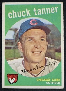 1959 Topps #234 Chuck Tanner Chicago Cubs - Gray Back - Bild 1 von 2