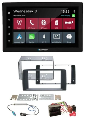 Blaupunkt DAB Bluetooth USB MP3 2DIN Autoradio für MAN TGA TGL TGM TGS TGX ab 20 - Bild 1 von 4