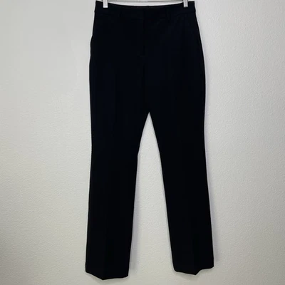 Express Editor Pants 8R Black 33" Straight Leg Stretch Dress Pant Office Career - Image 1 of 4