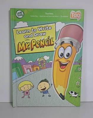 LeapFrog LeapReader TAG Book Learn To Draw And Write With Mr. Pencil School Kids - Image 1 of 3