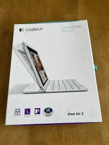 Logitech Ultra Thin Magnetic Clip-On Keyboard Cover for the iPad Air 2 Boxed - Afbeelding 1 van 8