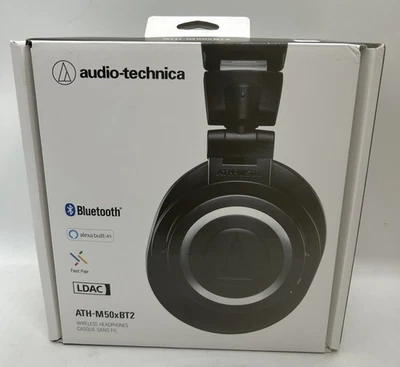 NUEVO Audio-Technica ATH-M50x Profesional Monitor de Estudio Auriculares Negros Foto 1 de 3
