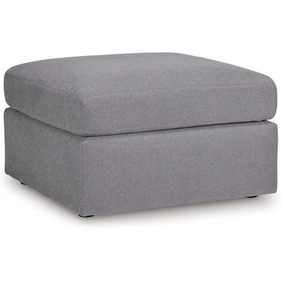 Oversized Accent Ottoman Soft Stain Resistant Fabric Foot Rest Coffee Table New - Image 1 of 4