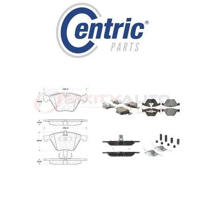 Centric Posi Quiet Ceramic Brake Pads w Shims for 2009-2013 BMW 335i xDrive fu Foto 1 de 4