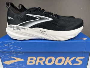Men’s Brooks Glycerin GTS 22 White/Gray/Black Size: 11 (D), Brand New BRK - Picture 1 of 10