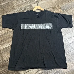 Vintage 90s 1998 Nine Inch Nails Band Shirt Missing Size Tag - Picture 1 of 4