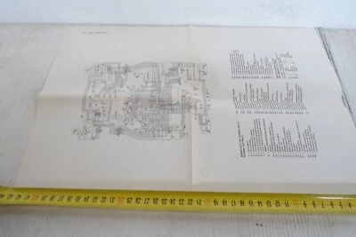 schema impianto elettrico Ford Escort GT  old car condizioni buone - Immagine 1 di 4