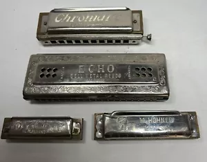 VTG 1937 LOTs Of 4: Harmonica Made In Germany - Picture 1 of 7