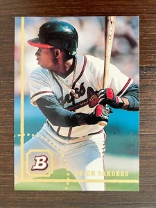 Deion Sanders 1994 Bowman Baseballkarte #301 - Atlanta Braves - Bild 1 von 3