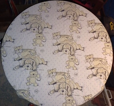 Sue Hall Arrebatar Parches Cachorro Gatito Lote de 2 Sábanas Ajustables Doble Franela Foto 1 de 4