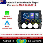 9" Android 13 Octa Core Car Non Dvd Gps For Mazda Mx-5 2008-2015
