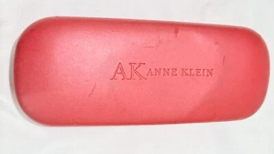 Vidrio rígido vintage Ann Klein ojos rojos carcasa Foto 1 de 3