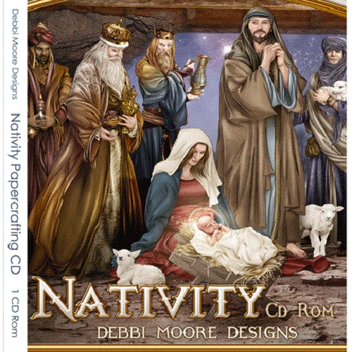 Debbi Moore Nativity Papercrafting CD Rom (321445) - Image 1 of 3