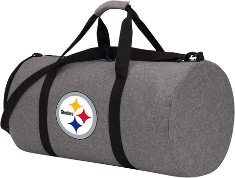 Pittsburgh Steelers compactible travel duffel bag luggage gym 24" x 12" x 12" Cover