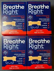 176 BREATHE RIGHT NASAL STRIPES EXTRA STARK TAN (4 x 44 CT Boxen) STÄRKER - Bild 1 von 1