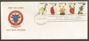 1973 Australia HUTT River Province FLOWERS FDC with Insert - Picture 1 of 1