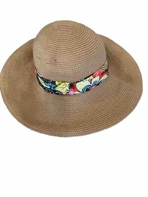 Sombrero de sol Vera Bradley diseño colorido  Foto 1 de 3