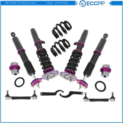 Kit de reducción de suspensión enrollables para BMW E46 320i 325i 330i 2001-05 ajustable Foto 1 de 4