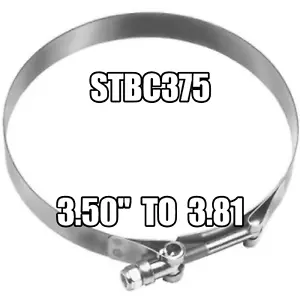 DIXON Morsetto per tubo flessibile con bullone a T in acciaio inox 3-3/4" - STBC375 - Foto 1 di 2
