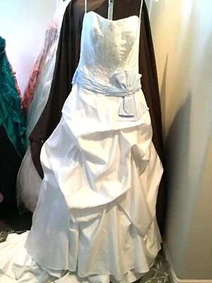 Maggie Sottero IVANA NEW Wedding dress Bridal gown Corset lace up DW/Blue 10  - Image 1 of 4