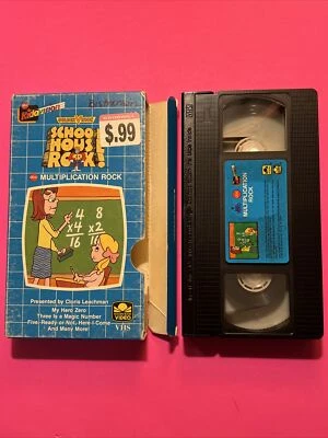 School House Rock Multiplication Rock VHS ABC Golden Vision Kidavision 1987 - Image 1 of 3