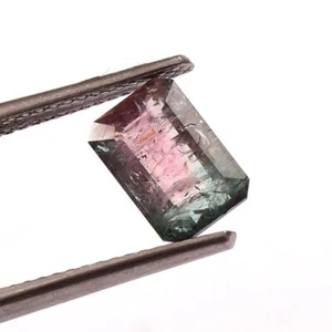 Loose Gemstone Natural Bio Tourmaline Emerald Cut Faceted Octagon A1195 - Picture 1 of 3