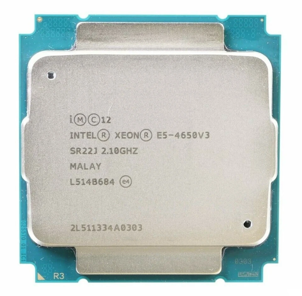 Intel Xeon E5-4650 V3 2.1GHz 12-Core 30MB 105W LGA2011-3 SR22J CPU Processor - Image 1 of 3