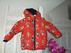 GORGEOUS BRAND NEW PAW PATROL RED PADDED HOODED COAT 1- 1.5 years