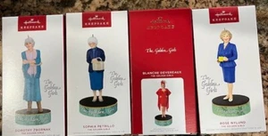 Hallmark Keepsake GOLDEN GIRLS 4 Ornament Lot Blanche Sophia Rose Dorothy NEW - Picture 1 of 9