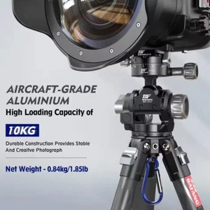 BAFANG BFC-01A+ 360° Panorama Tripod Head DSLR Camera Geared Video Ballhead 10kg - Picture 1 of 12
