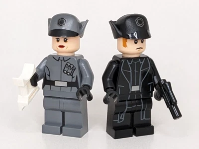 Lego General Hux & First Order Officer Star Wars ep 7 Minifigure Kylo Ren's - Image 1 of 4