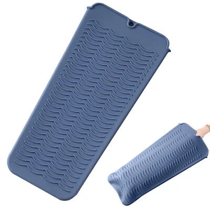 Silicone Hair Straightener Cover Protective Iron Heat Resistant Guard Mat - Picture 1 of 15