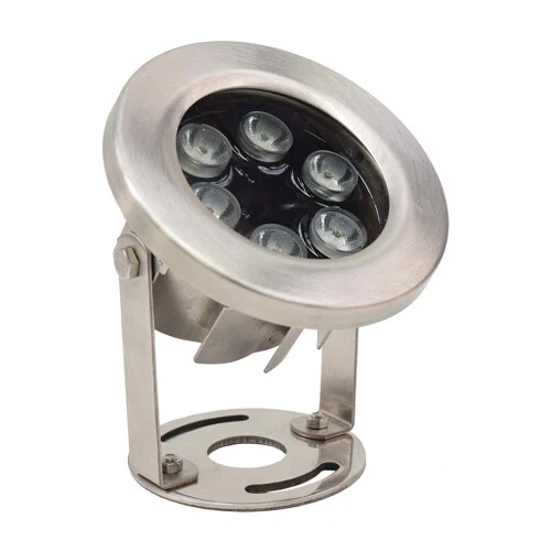 EasyPro 9 vatios luz LED subacuática de estanque de acero inoxidable, LED9WW Foto 1 de 1