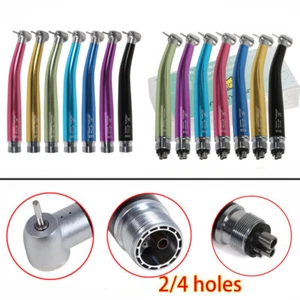 Dental PANA MAX High Speed Handpiece Air Turbine Push Button 2/4HOLE COLORS - Picture 1 of 151