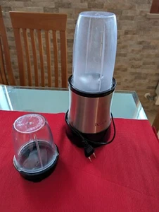 frullatore iCook con corpo in acciaio e doppio contenitore in plastica - Foto 1 di 3