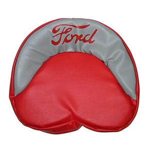 Seat Cover Cushion Ford Tractor 2N, 8N, 9N, Jubilee, 600, 800, 900 Red / Gray - Bild 1 von 1