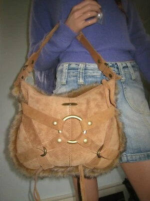 🍀 BOLSO HOBO Lucky Brand TALUCA LAKE PIEL SINTÉTICA CUERO MARRÓN NUEVO CON ETIQUETAS $199.00 Foto 1 de 4