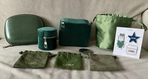 NEW (9) LA MER MIRROR MAKE UP POUCHES MIRROR PATCHES SET RARE - Picture 1 of 1