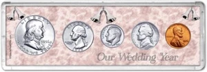Our Wedding Year Coin Gift Set, 1956 - Picture 1 of 2