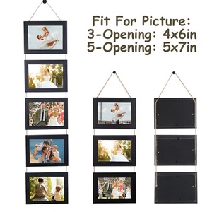 Collage Picture Frames for Wall Decor Hanging 4x6" & 5x7" Photos Frame Display - Picture 1 of 49